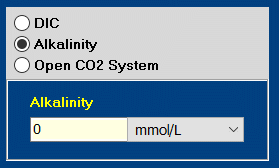 aqion: input of alkalinity